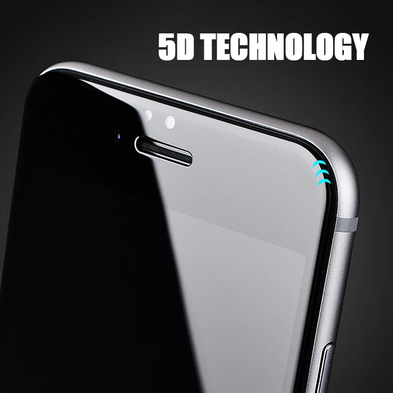 Защитное стекло на IPhone 6 7 S Plus закаленное защитное 5D для 8 X XS пленка|Сумки телефона|