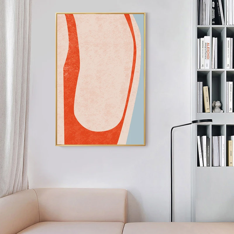 Абстрактный модный современный постер для магазина девочек Холст плакат