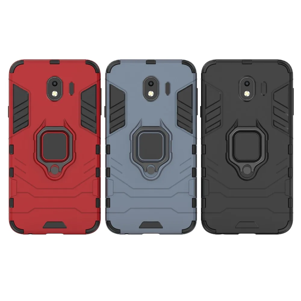 Чехол с откидной подставкой Черная пантера сверхмощный робот для Samsung Galaxy J4 2018 ЕС