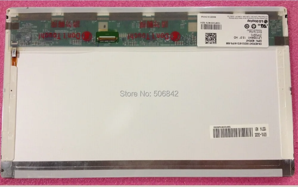 

13.3" laptop LCD Screen LP133WH1 TPD1 30PINS 1366*768 LP133WH1 TP D1