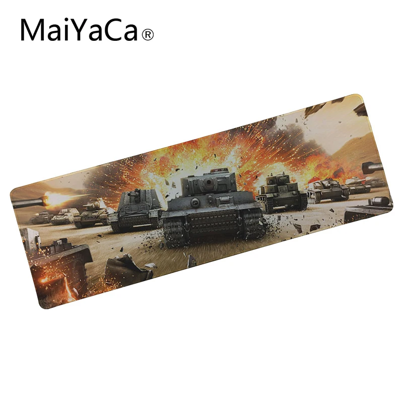 

MaiYaCa Gaming World of tanks mouse pad 700x300x3mm pad to mouse notbook computer mousepad Custom gaming padmouse Speed Version