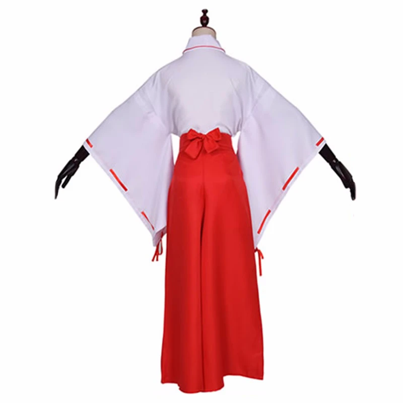 Аниме Inuyasha kiyo костюм для косплея Mikofuku японское кимоно одежда самураев полный