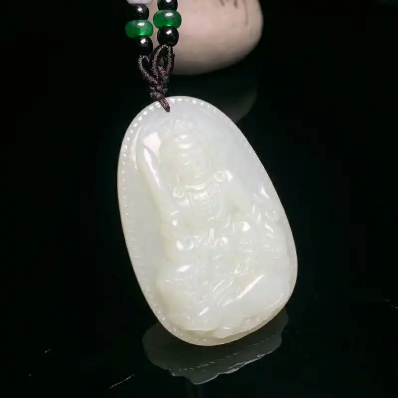 Изысканный кулон манджури из хэтяня H70 # | Украшения и аксессуары