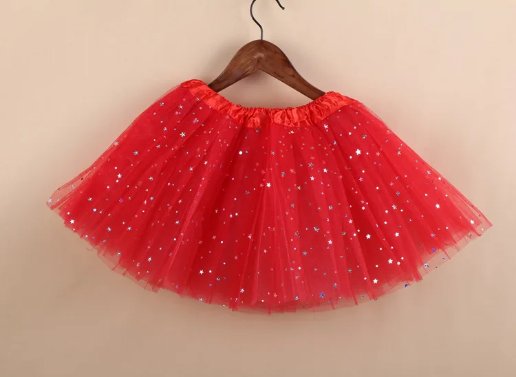 Юбка пачка для девочек с блестками 3 слоя 30 шт./лот|Юбки| |