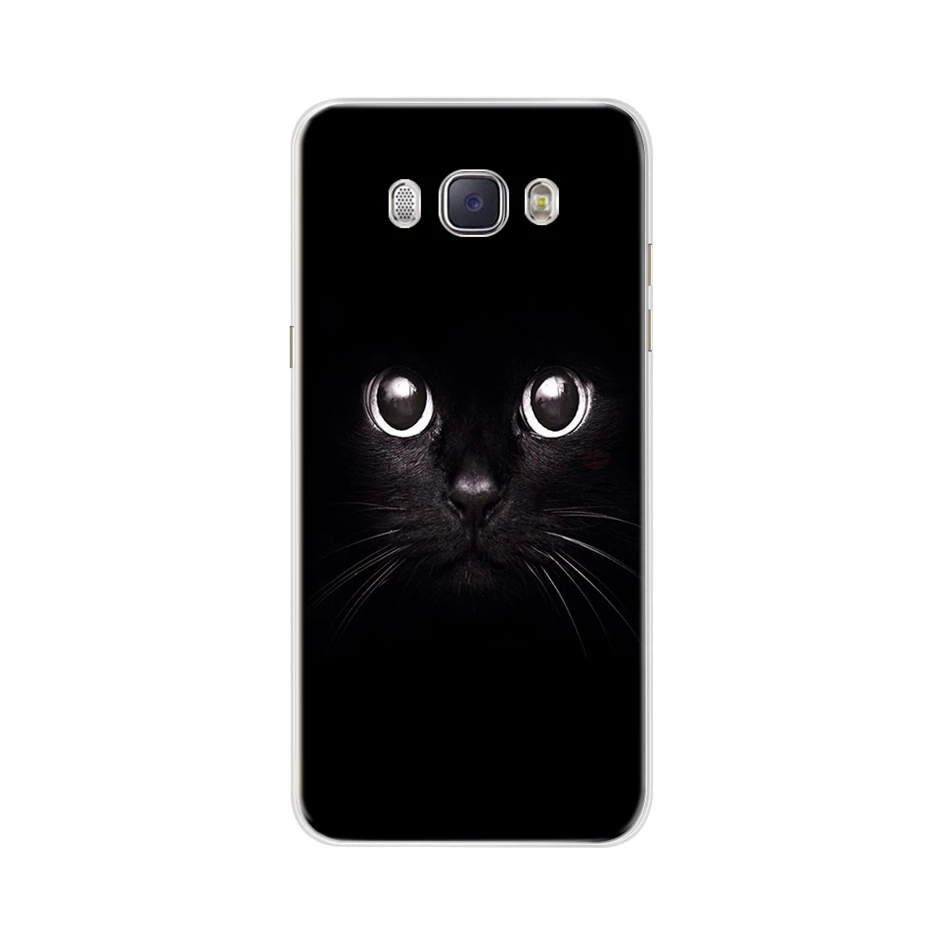 Кофе Чехол для Samsung Galaxy J5, чехол для J510 J510F, чехол с цветочным рисунком, защитный чехол для телефона, чехол для Samsung J5 - Цвет: Кофе