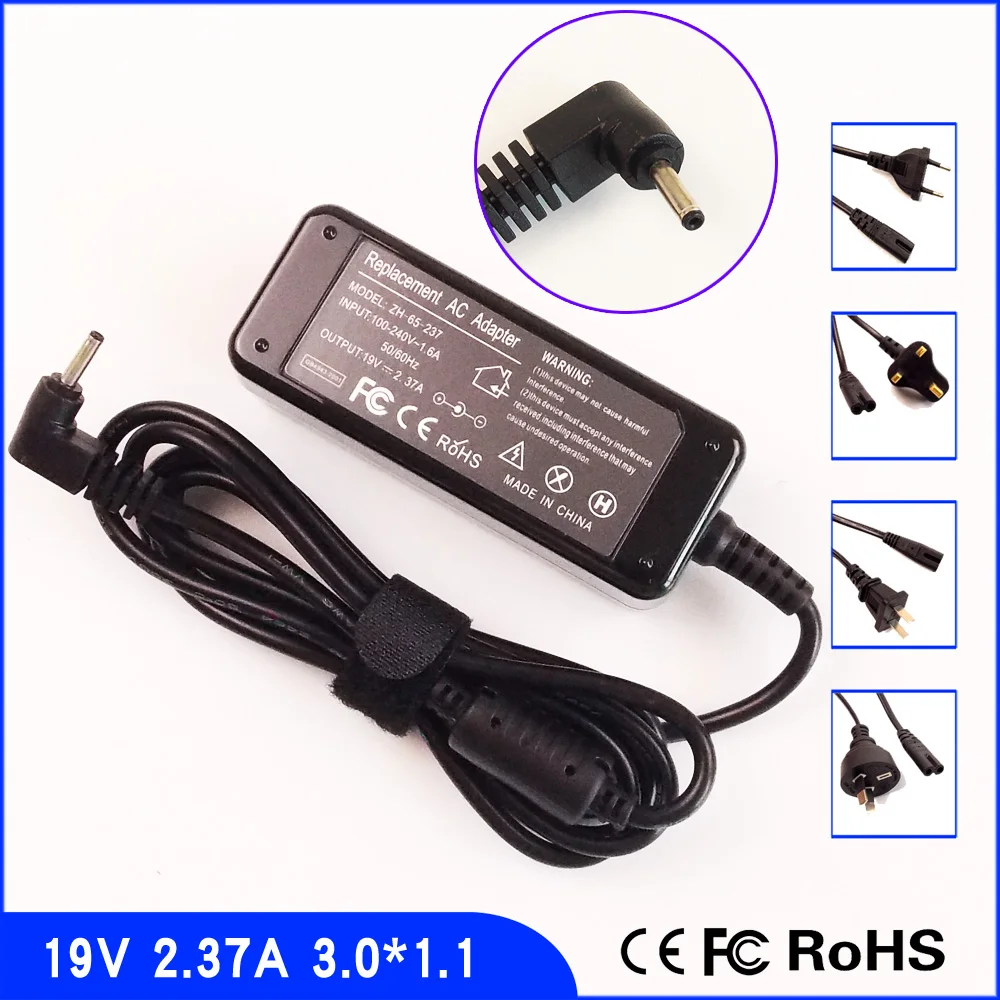 

19V 2.37A Laptop Ac Adapter Power SUPPLY + Cord for ASUS ZenBook UX31 UX31E UX31E-DH52 UX31E-DH53 UX31E-DH72 UX31E-XH51