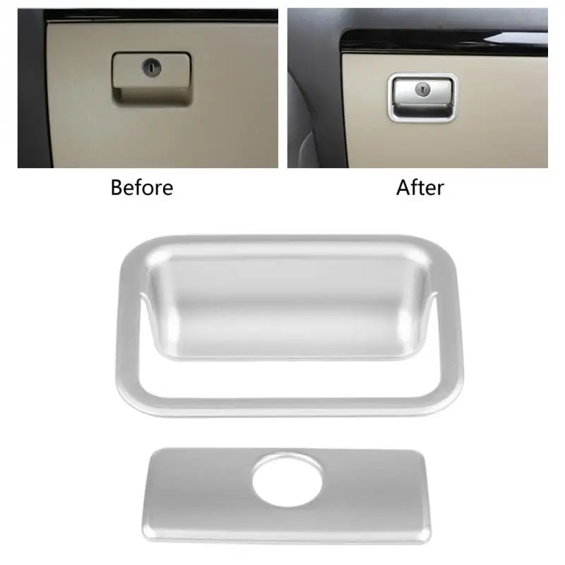 Серебряная коробка для салона автомобиля Декоративная Обшивка Toyota Land Cruiser Prado J150