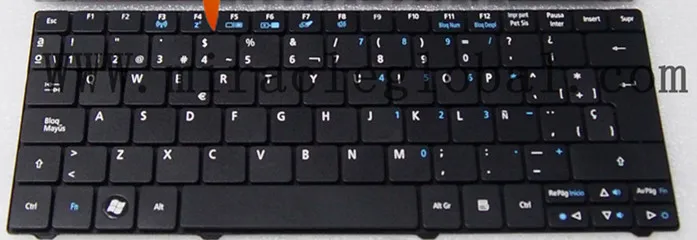 

Клавиатура для ноутбука Acer Aspire One ZA3 ZA5 ZA8 1410 1810T SP/LA