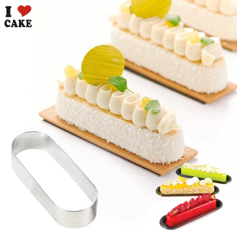 1 шт. из нержавеющей стали Eclair Puff плесень печенье шасси молниеносные движущиеся
