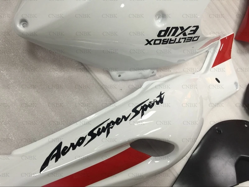 Обтекатели для Thunderace 1997 - 2007 YZF 1000R 98 99 красные белые пластиковые YAMAHA YZF1000R 06 07