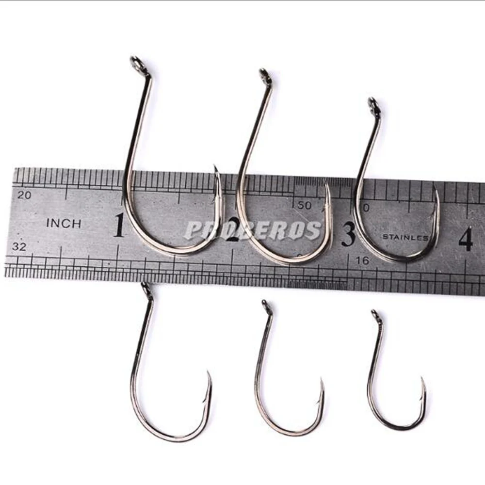 10 шт. высококачественные рыболовные снасти из сплава крючки с колючьими острыми