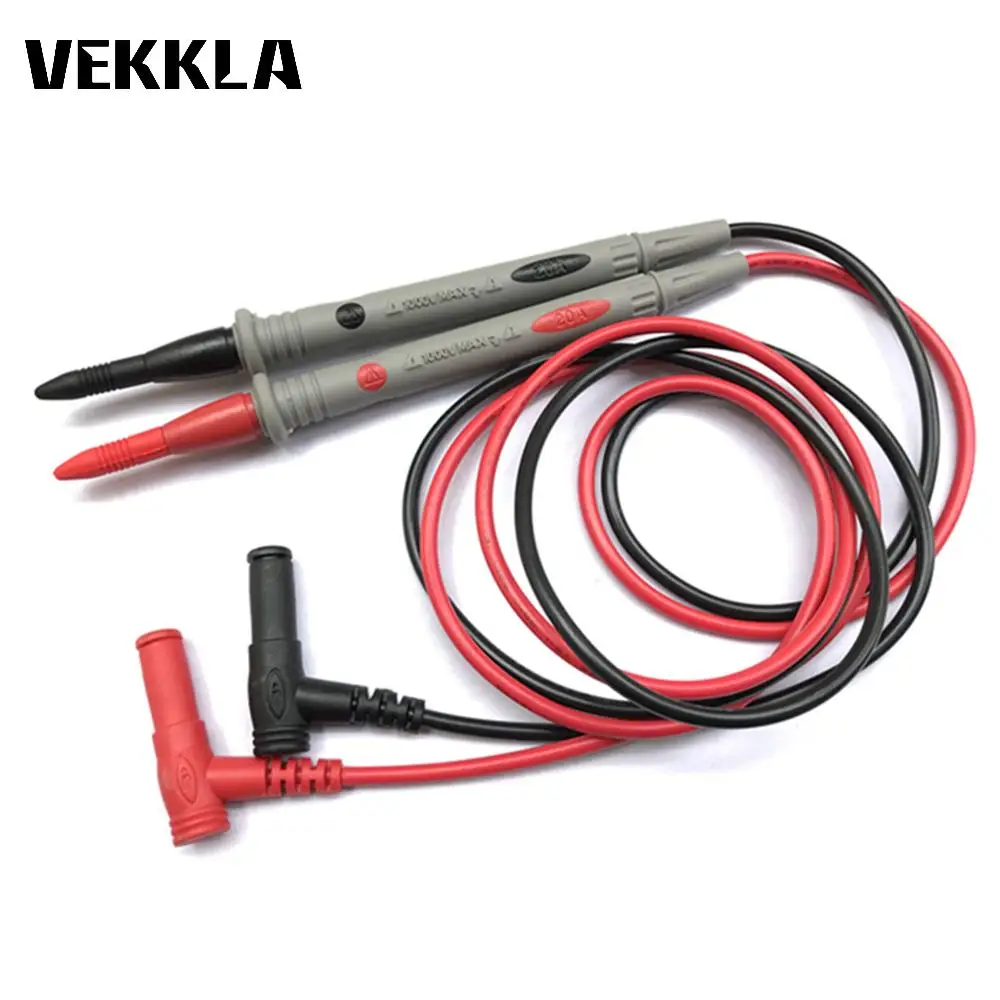 1 Pair 20A Needle Tip Probe Test Leads Pin Hot Universal Multimeter Lead Wire Accessories | Инструменты