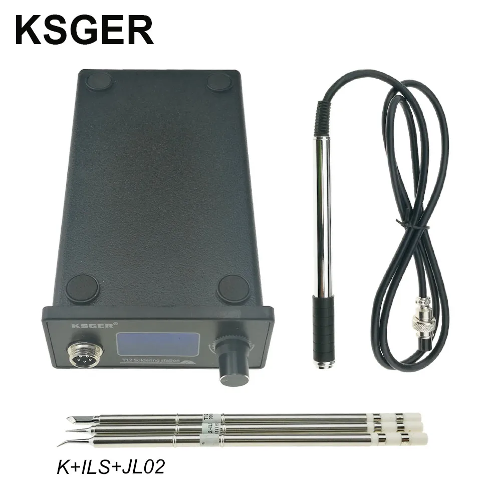 SET 7 KSGER STM32 OLED V2.1S T12 паяльная станция DIY наборы цифровой контроллер температуры электронные сварочные паяльники - Цвет: SET 7