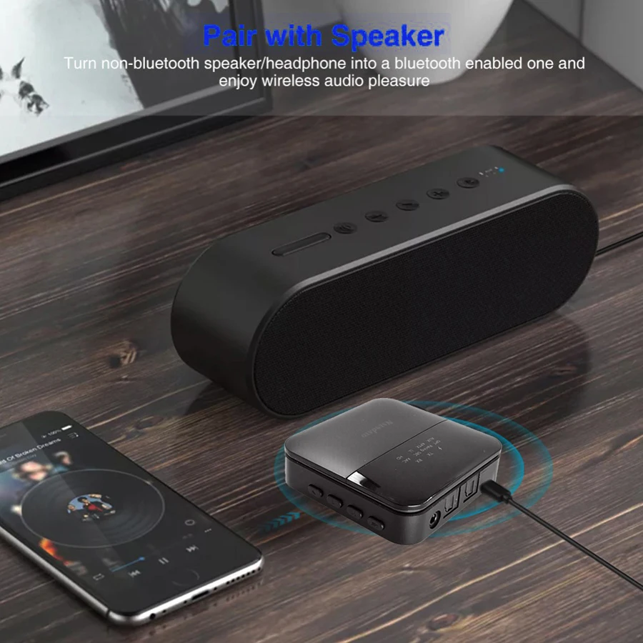 CSR8675 Bluetooth 5,0 приемник передатчик APTX HD беспроводной аудио адаптер низкая задержка 3,5 мм оптический адаптер для ТВ/дома/автомобиля