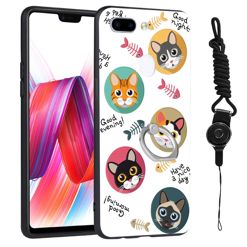 Для OPPO R15 R11S R11 плюс R9 R9S A83 A79 A59 A57 A39 A37 A33 A31 Lucky мультфильм телефон чехол с ручной