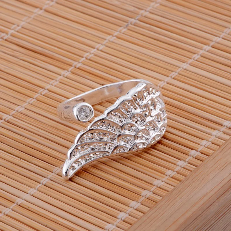 Оптовая продажа кольцо с покрытием из серебра 925 пробы модные ювелирные