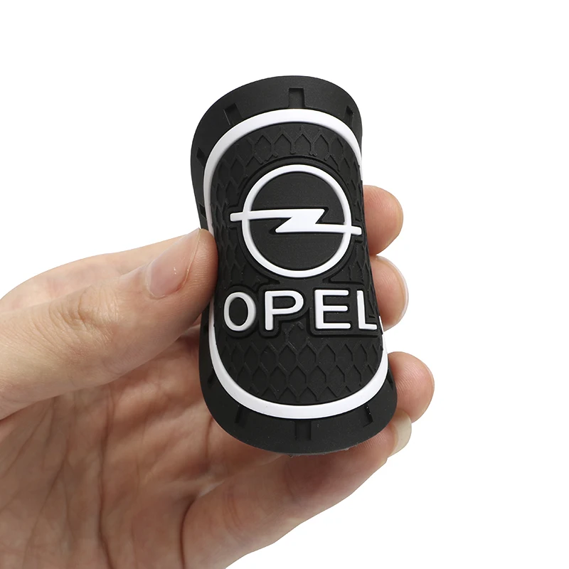 1 шт. автомобильный Стайлинг ПВХ нескользящий coaster коврик чехол для Opel Zafira a b Astra h g j k f Mokka Corsa b c d Vectra Insignia аксессуары