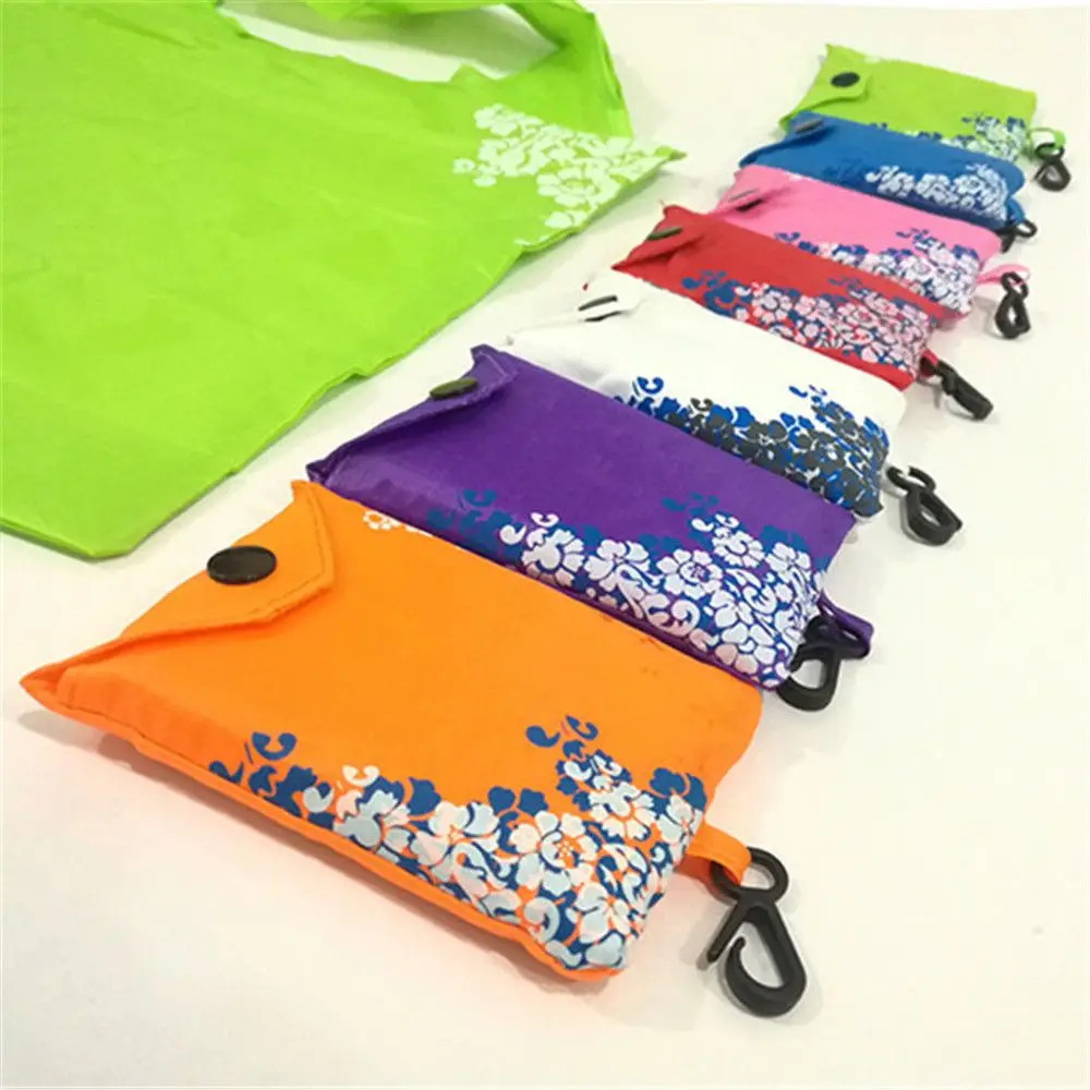 Квадратный Карманный Хозяйственный Мешок синий и белый фарфор экологичный