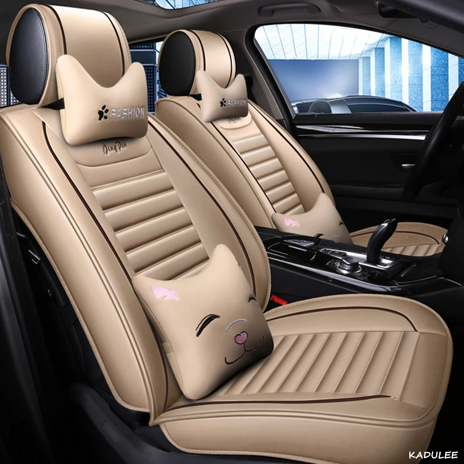KADULEE автомобильные чехлы на сиденья для Mitsubishi outlander sport pajero ASX Lancer SPORT EX Zinger FORTIS Outlander Grandi автостайлинг