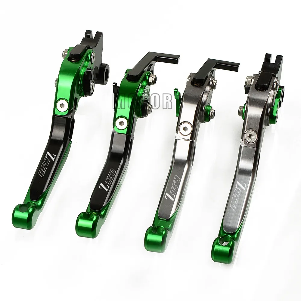 Алюминиевые Складные рычаги тормозной муфты CNC для Kawasaki Z750 Z750R Z750S регулируемые