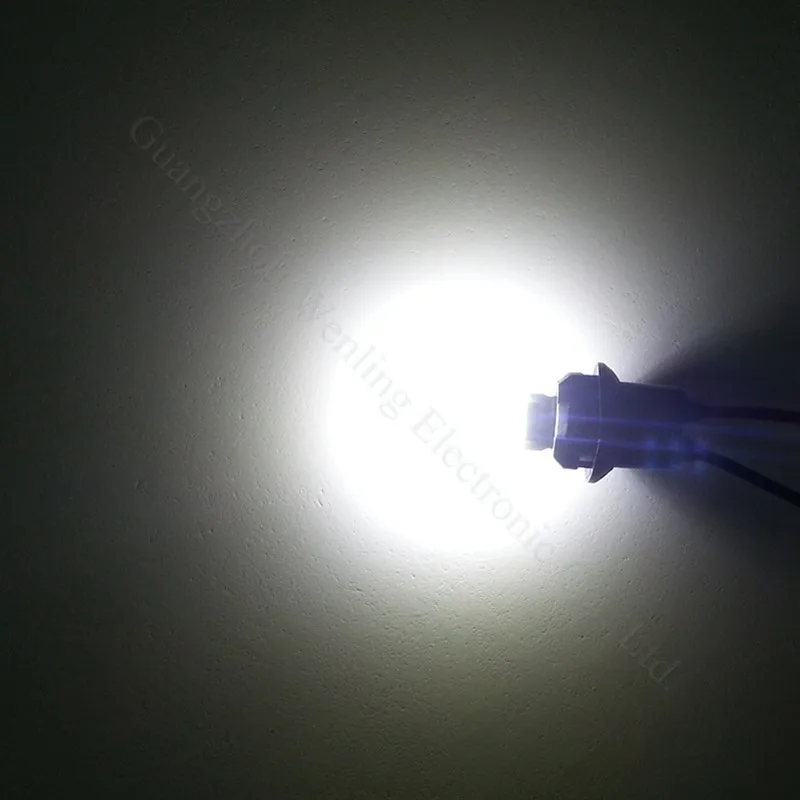 WLJH 1x CAN-шина COB T10 Led No Error W5W светодиодные Авто парковочные лампы, внутреннее освещение номерного знака Боковой габаритный фонарь белый синий светодиодный автомобильный светильник
