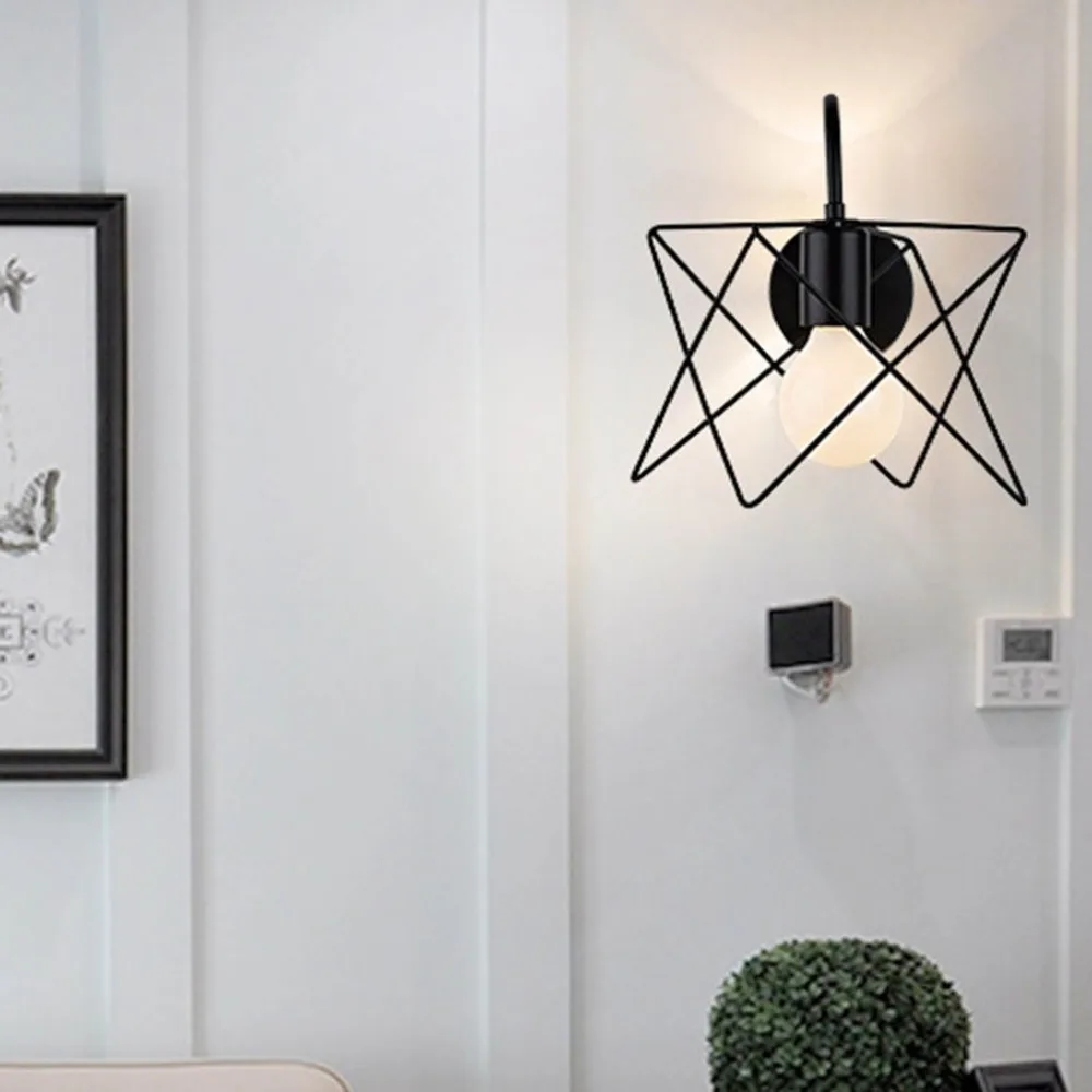 Упрощенный современный дизайн спальни настенный светильник уникальный внешний