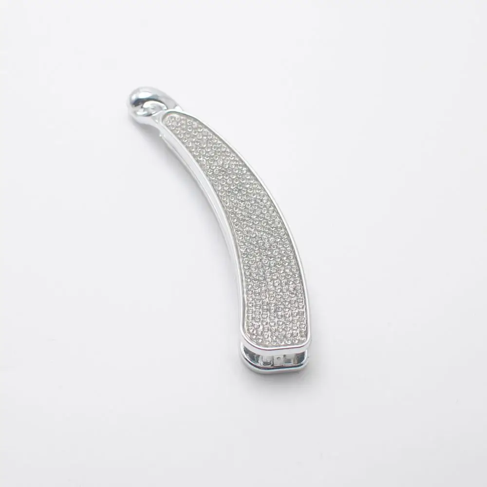 full stone silver Женские жемчужины, горный хрусталь для волос, заколка для волос-банан, женские расчески для взрослых, модные элегантные вечерние заколка аксессуары для волос - Цвет: full stone silver
