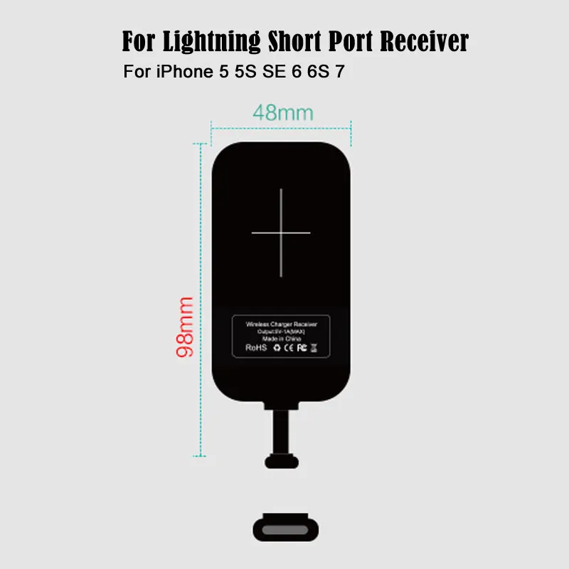 Nillkin Волшебные метки QI беспроводной зарядный приемник Micro USB/type C адаптер для iPhone 5S, SE 6 6 S 7 Plus для samsung S6 S7 Edge