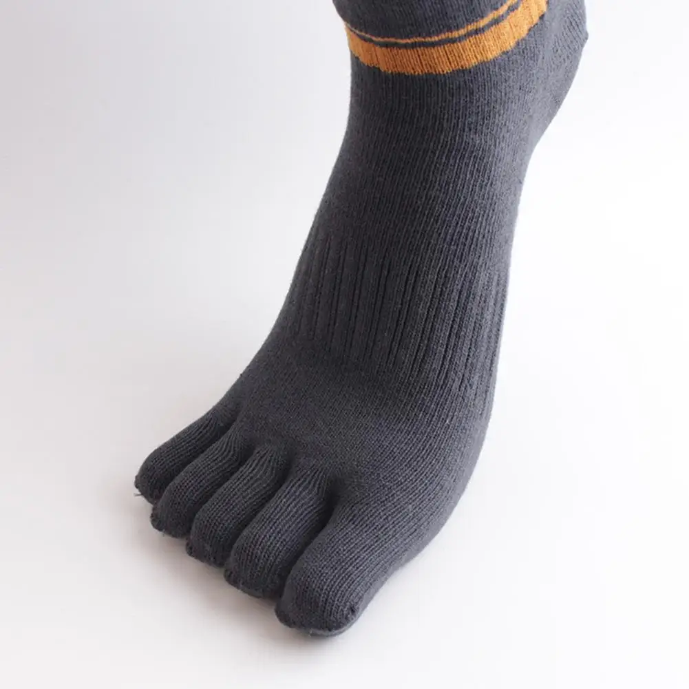 Мужские носки с пятью пальцами Mounchain впитывающие пот хлопковые для бега чистый