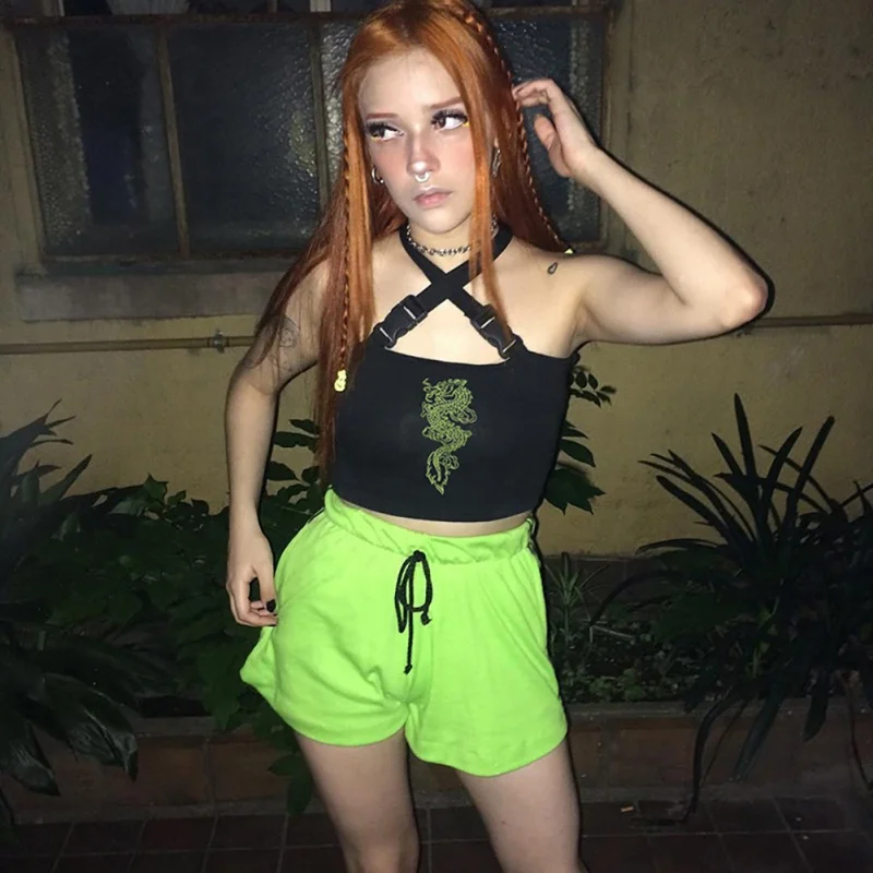 Женский летний топ с открытой спиной перекрестной застежкой и 2019 | Женская одежда