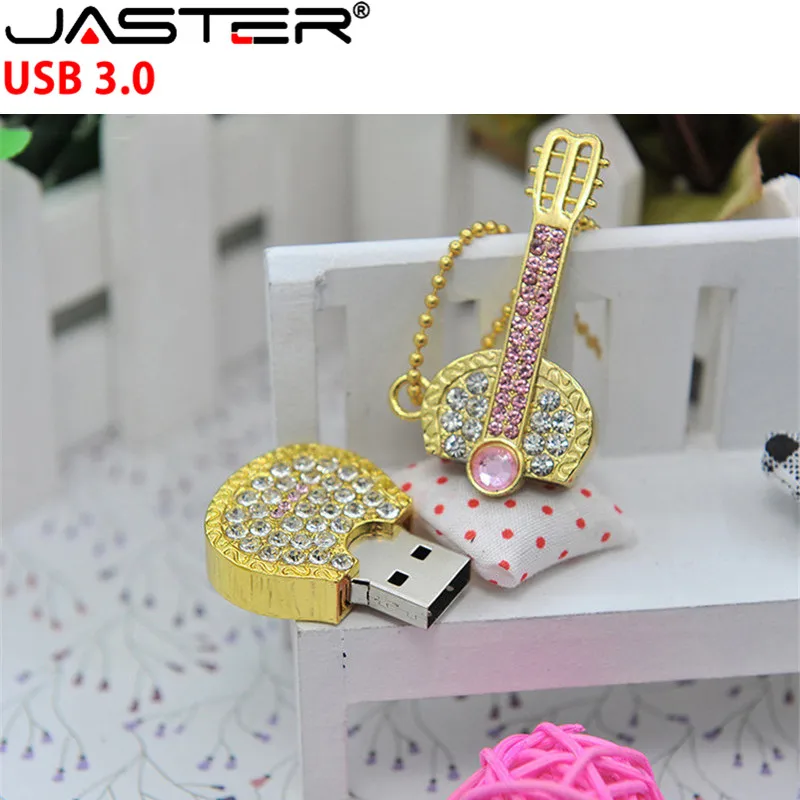 JASTER USB 3,0 милое металлическое Ювелирное Украшение туфелька кристалл USB флеш-накопитель специальный подарок Мода 4 ГБ 8 ГБ 16 ГБ 32 ГБ 64 Гб карта памяти