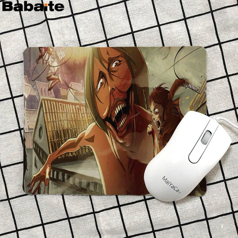 Babaite Cool New Attack On The Titans красивый коврик для мышки в стиле аниме Лидер продаж оптовая