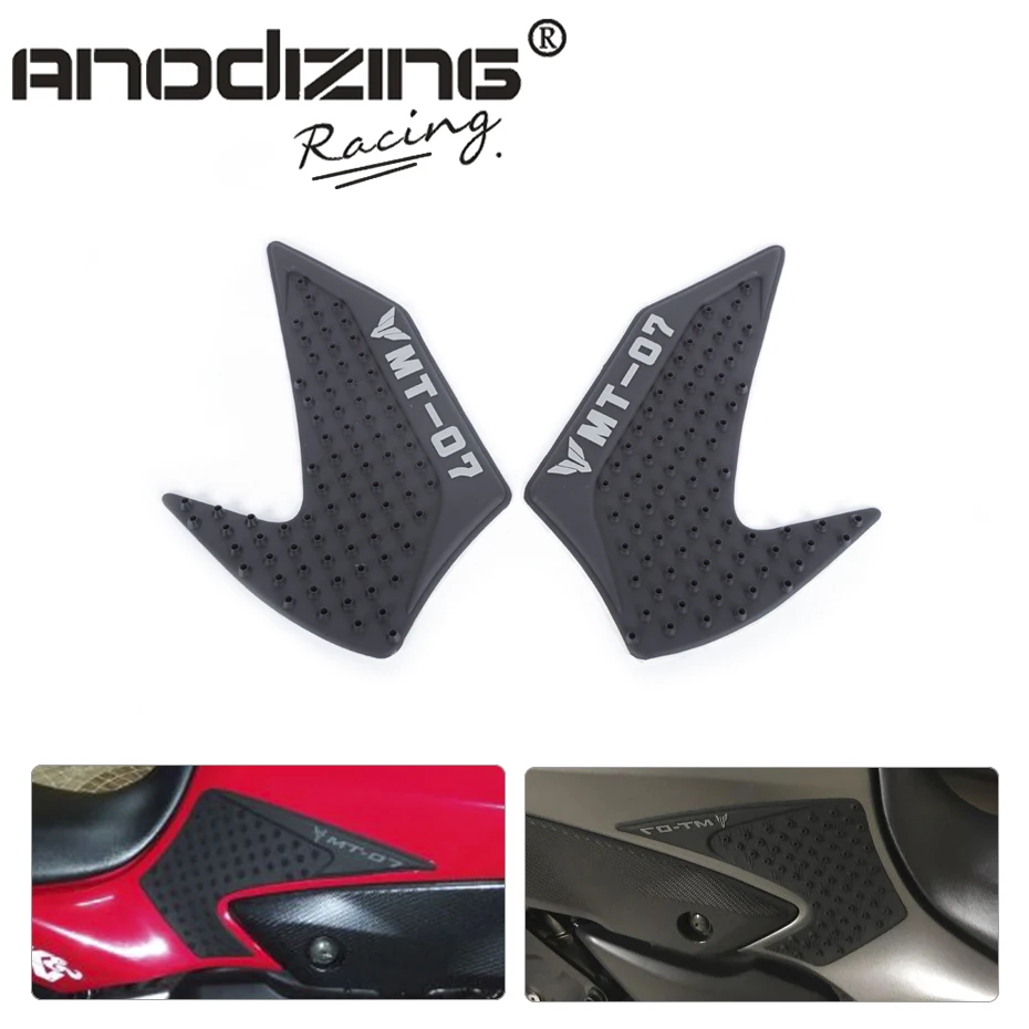Для Yamaha MT 07 MT07 2013 2014 2015 2016 протектором против скольжения Танк Pad Стикеры газа