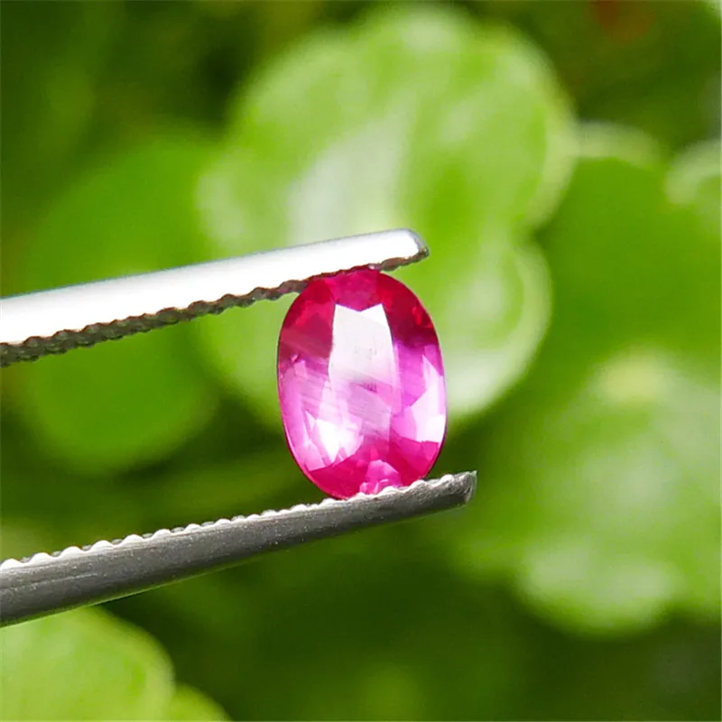 0.73 карат роза красная естественный без тепла ruby Расшатанный Камень Мозамбик |