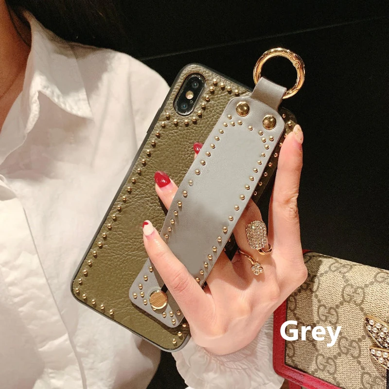 SYCASE модный портативный кожаный чехол для телефона samsung S8 S9 S10 Plus S10E, защитный чехол на запястье