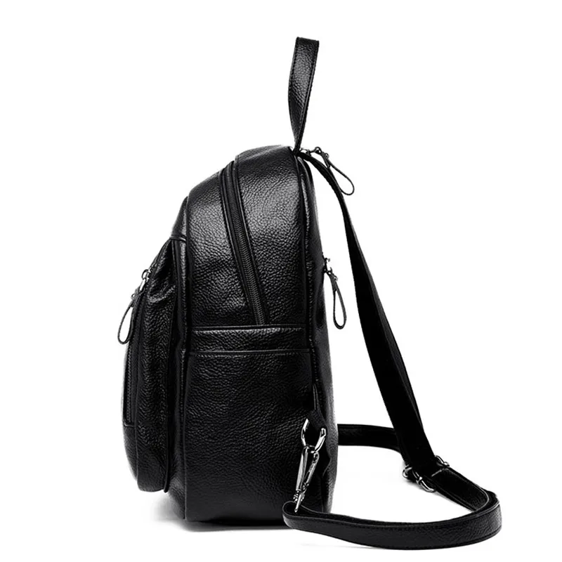 Рюкзак женский из мягкой искусственной кожи для девочек подростков|Женские
