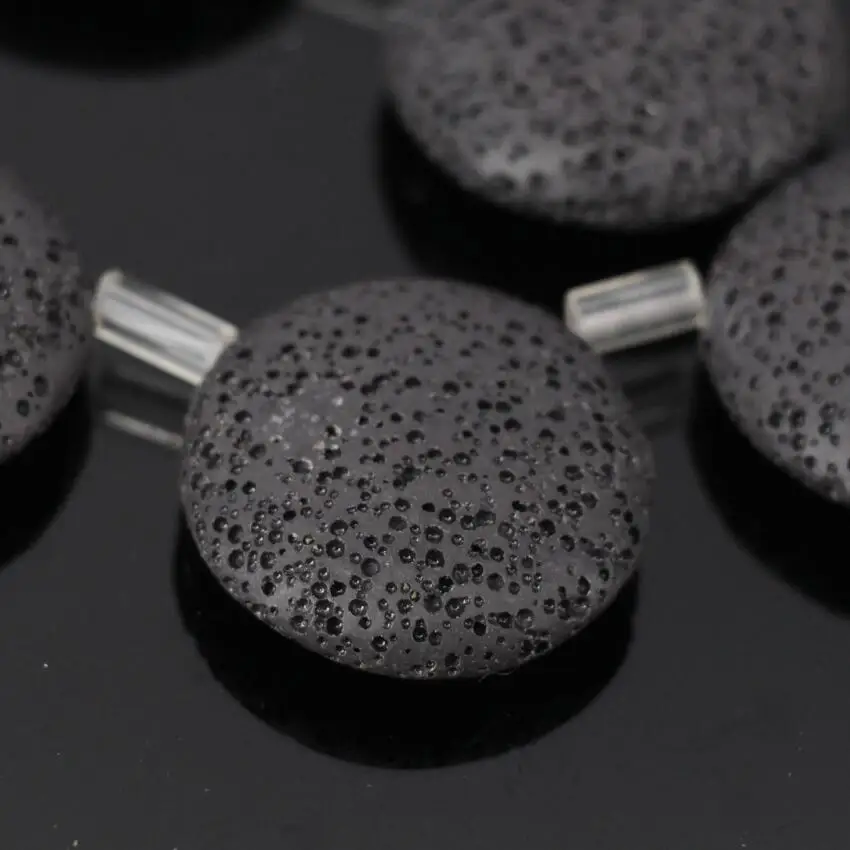 3 нити/партия бусины из натуральной лавы 30 мм|beads charms|beaded jewelrylava rock |
