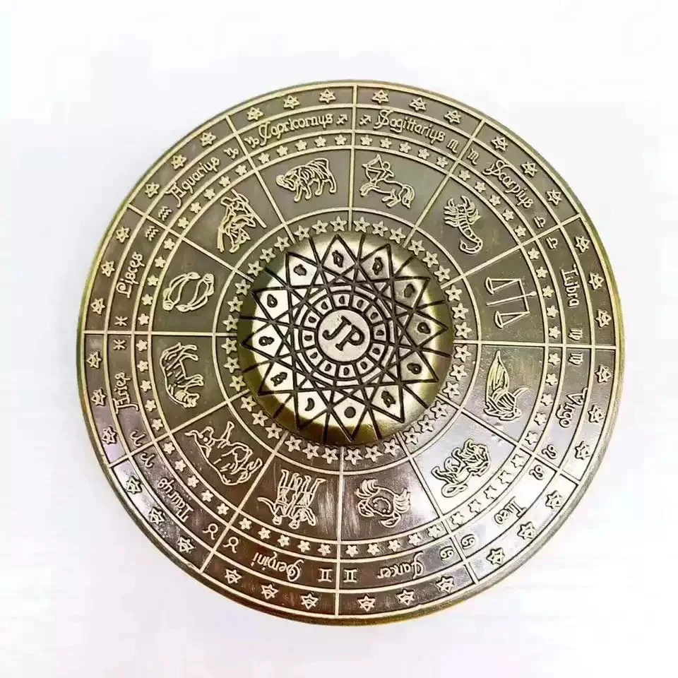 Игрушечный кубик для Египетский Знак зодиака Мумия 12 созвездий UFO ручной счетчик палец Спиннер антистресс в клетке xd