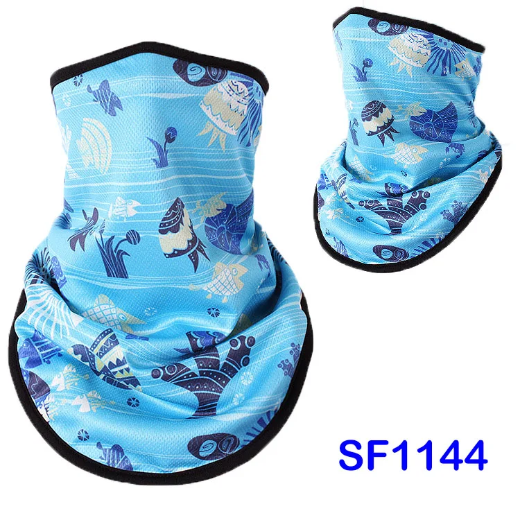SF1158 Флисовые Слюнявчики для катания на лыжах и сноуборде с животными, маска для всего лица для мужчин, теплый треугольный 3D шарф с принтом для женщин, лыжная маска FJ43 - Цвет: SF1158