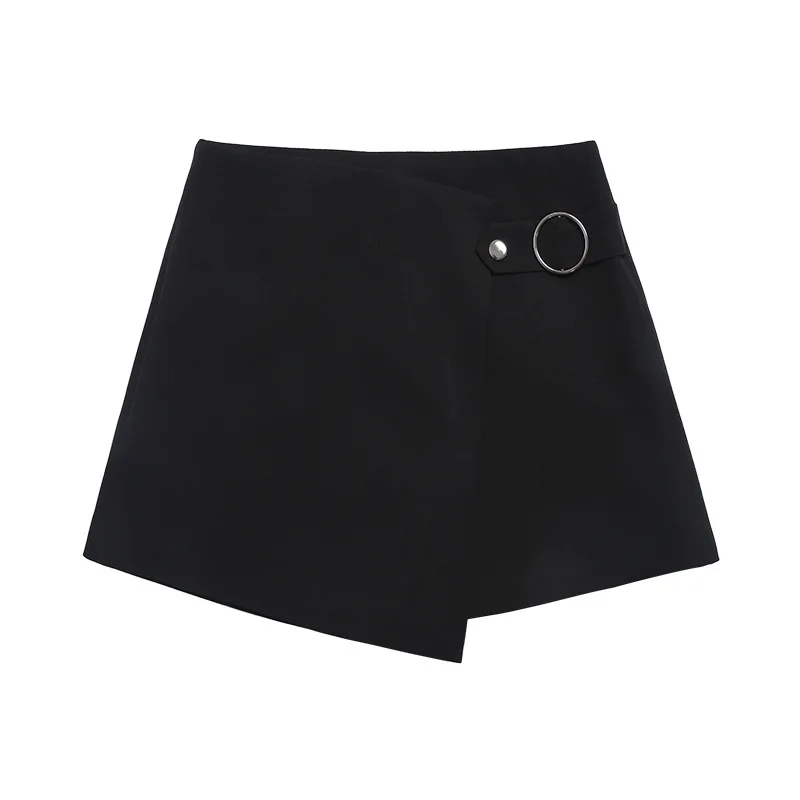 La MaxZa Chiffon Wild Culottes Summer Shorts for Women Home High Waisted Casual Short Feminino Zipper Fly Korean Woman | Женская одежда