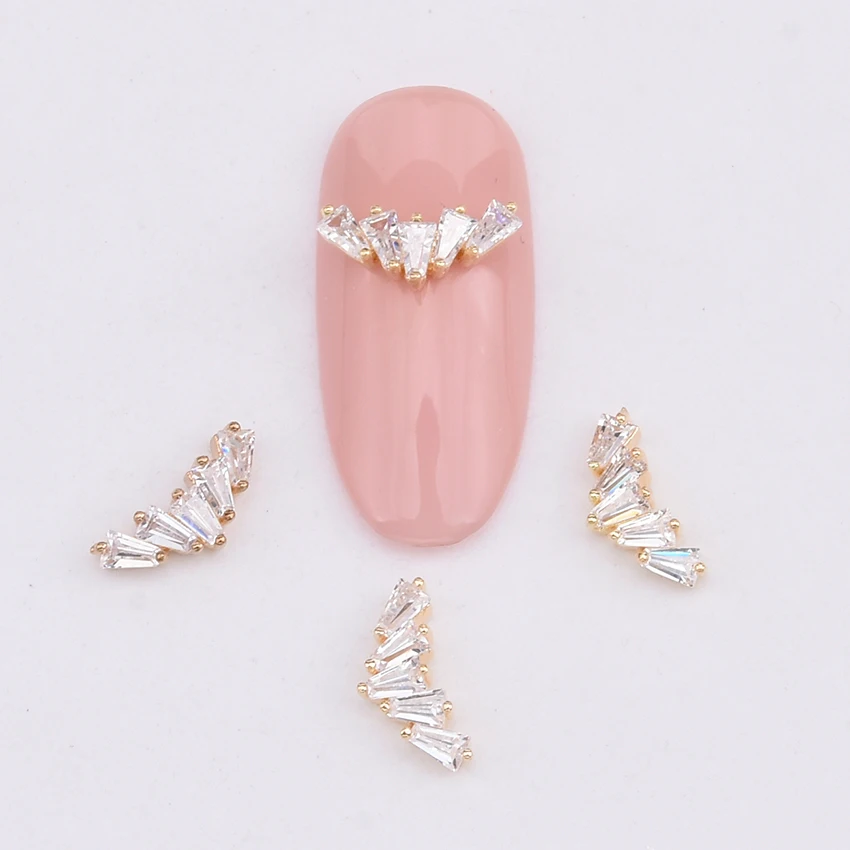 5 шт. блестящие циркон 3d декоративный камень для ногтей ювелирное изделие из