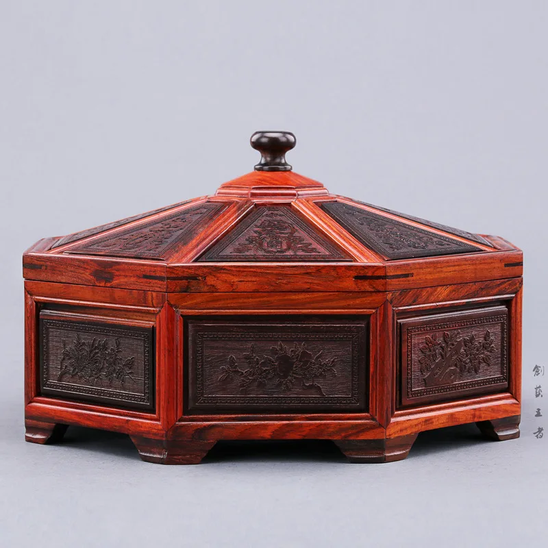 Палисандр Лаос палисандр одноплатная Фруктовая тарелка Дыня конфеты блюдо брак