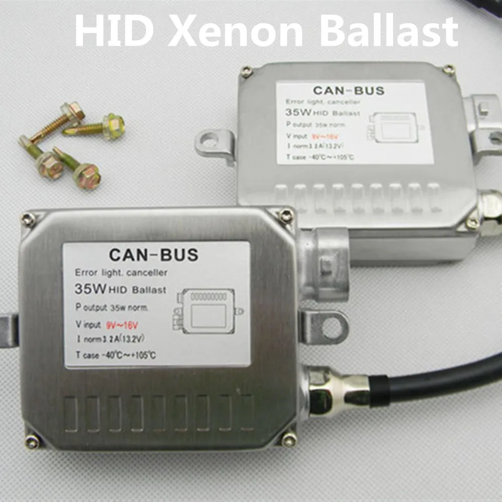 

Polarlander 2pcs Good Quality for H7 H4 H1 H3 H11 9005 9006 HID Digital Slim Canbus 35W 12V Digital HID Ballast