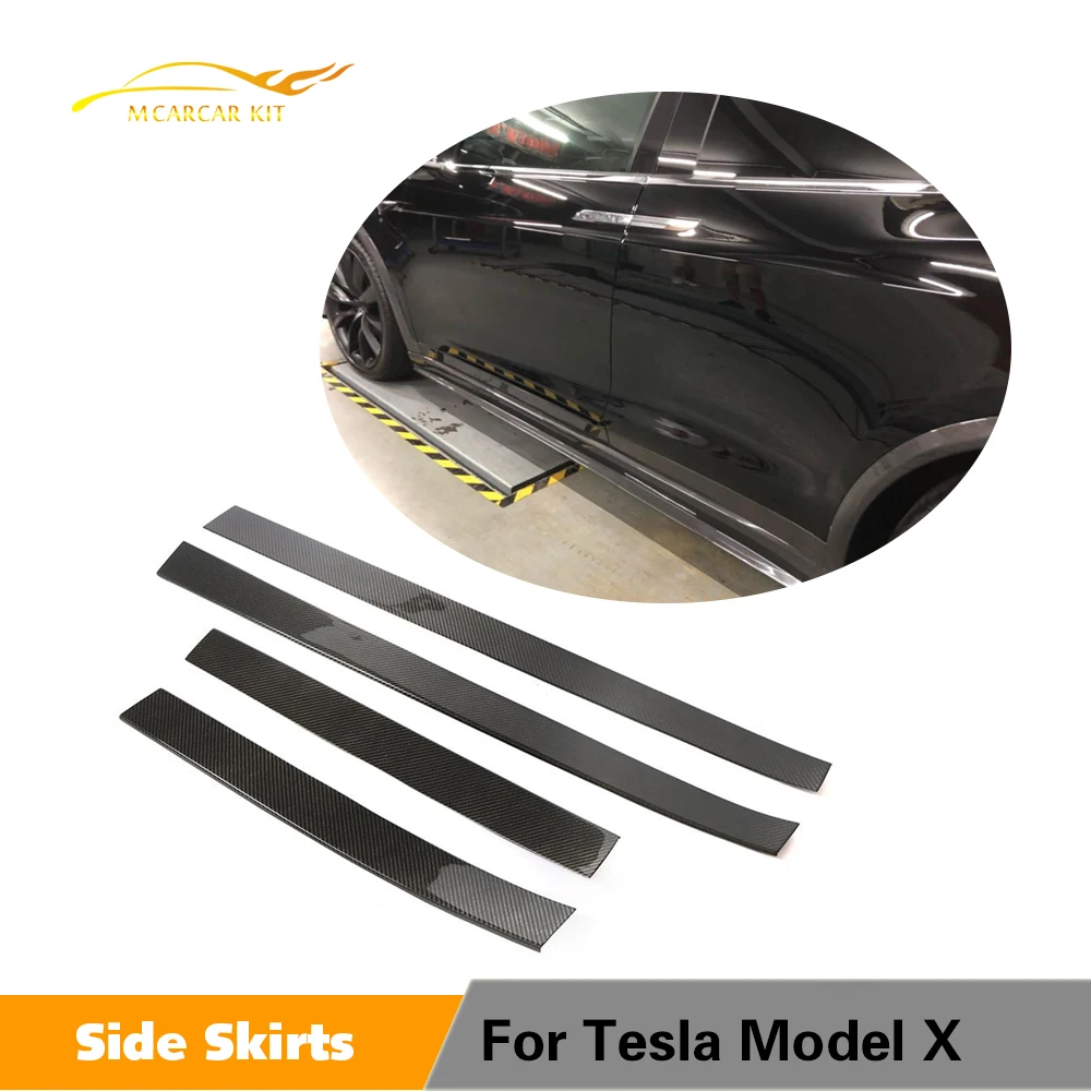 Удлинитель для кузова автомобиля Tesla Model X 2016 2018 из углеродного