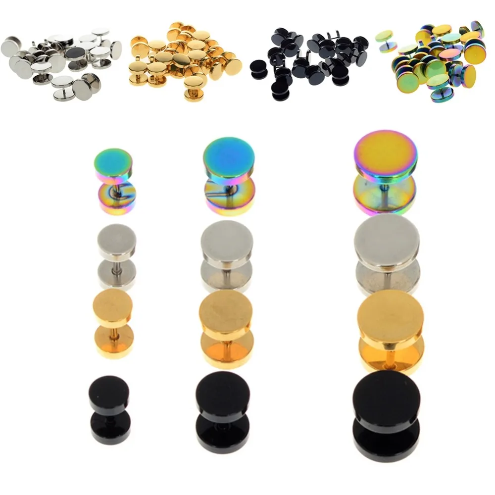 AOMU иллюзионные винты из нержавеющей стали с имитацией ловушки затычки для ушей