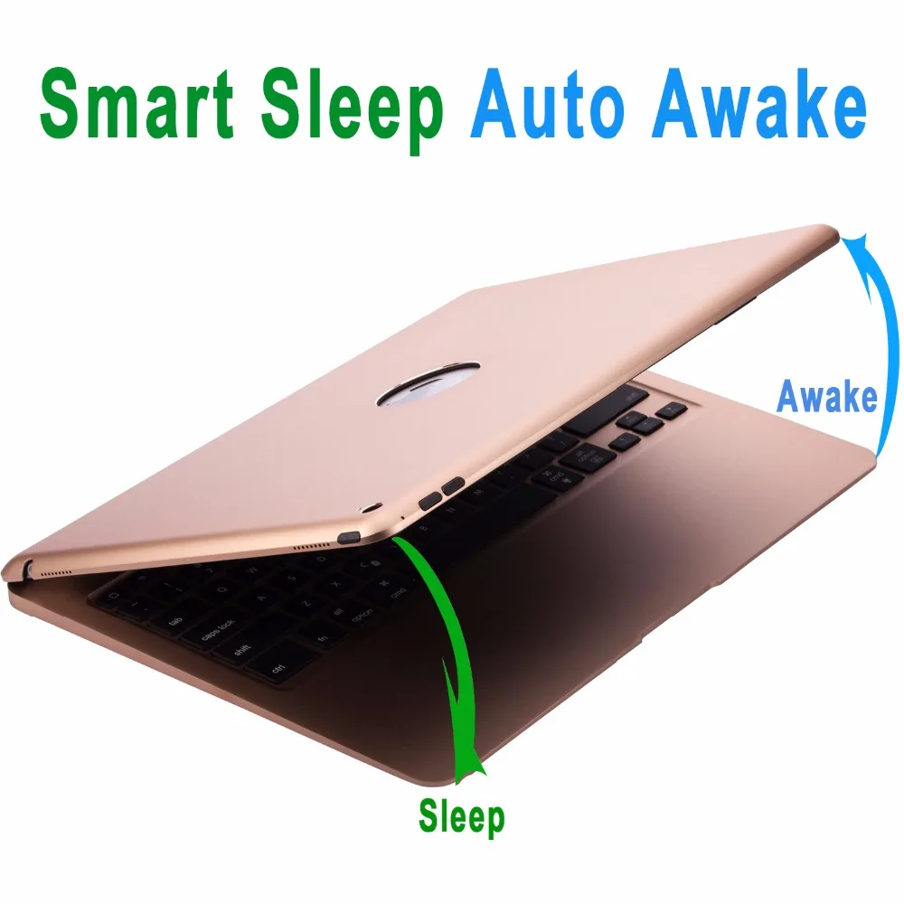 Для Apple iPad Pro 12 9 2017 2015 чехол тонкий с подсветкой из алюминиевого сплава