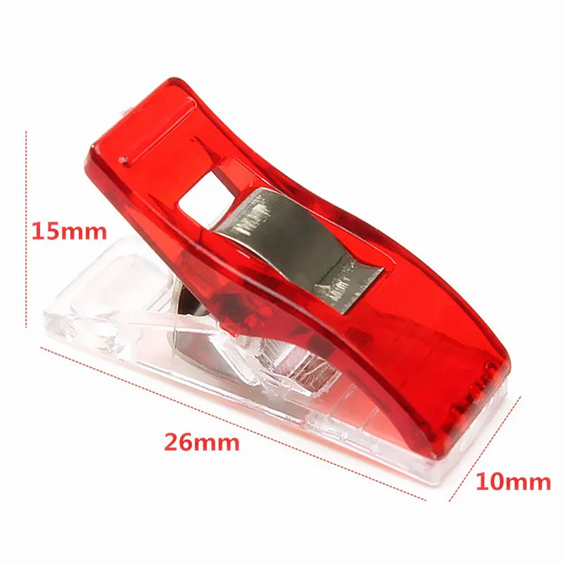 50 шт. ПВХ пластиковые клеверные зажимы для скрепления клевера лоскутного