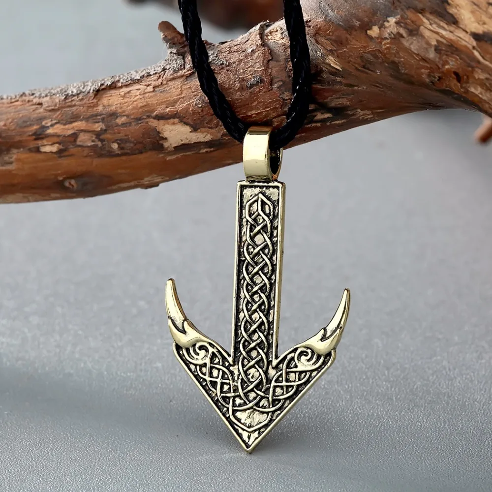 CHENGXUN Руна викингов подвеска в виде летающего крыла стрелка направление жизни