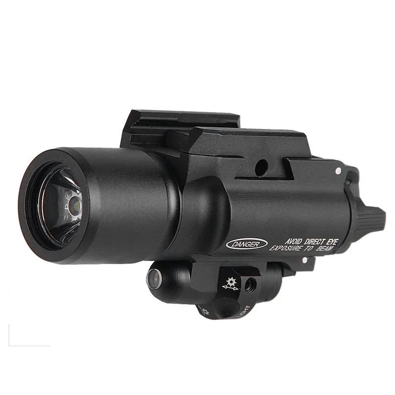 X400 светодиодная подсветка для оружия M4 Rifle 20 мм Пикатинни Вивер рейка с красным