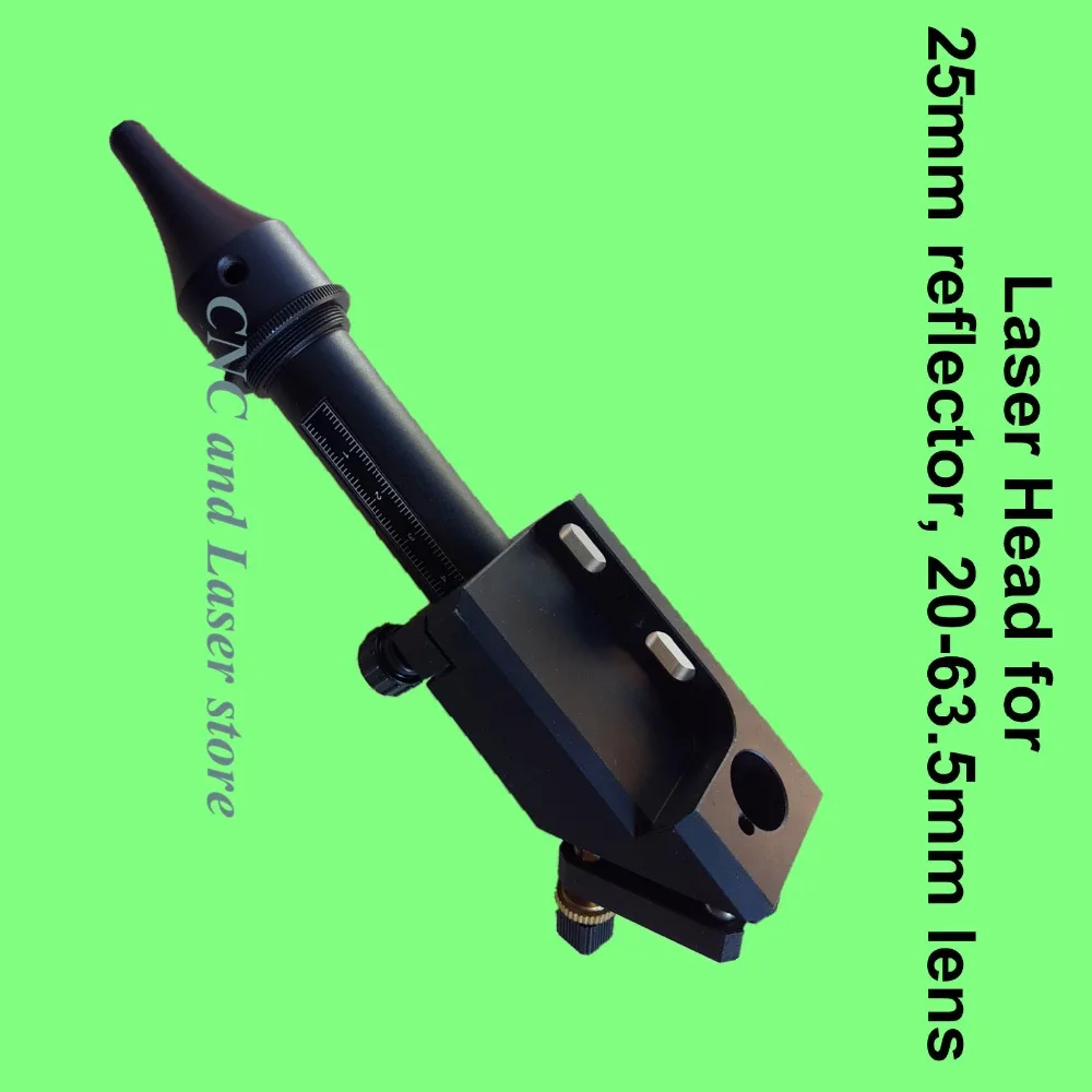 Лазерная головка для 25 мм отражателя фокусная линза 20 63 5 длина детали лазерной